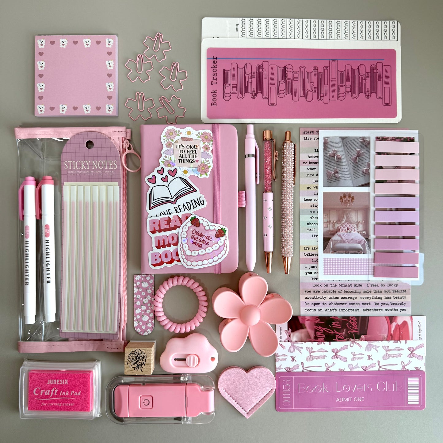 Candy Pink Bookish Bundle