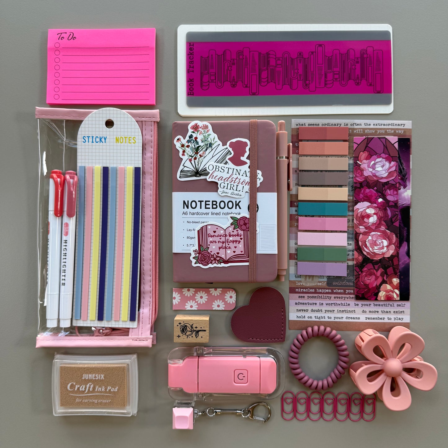 Dusty Rose Bookish Bundle