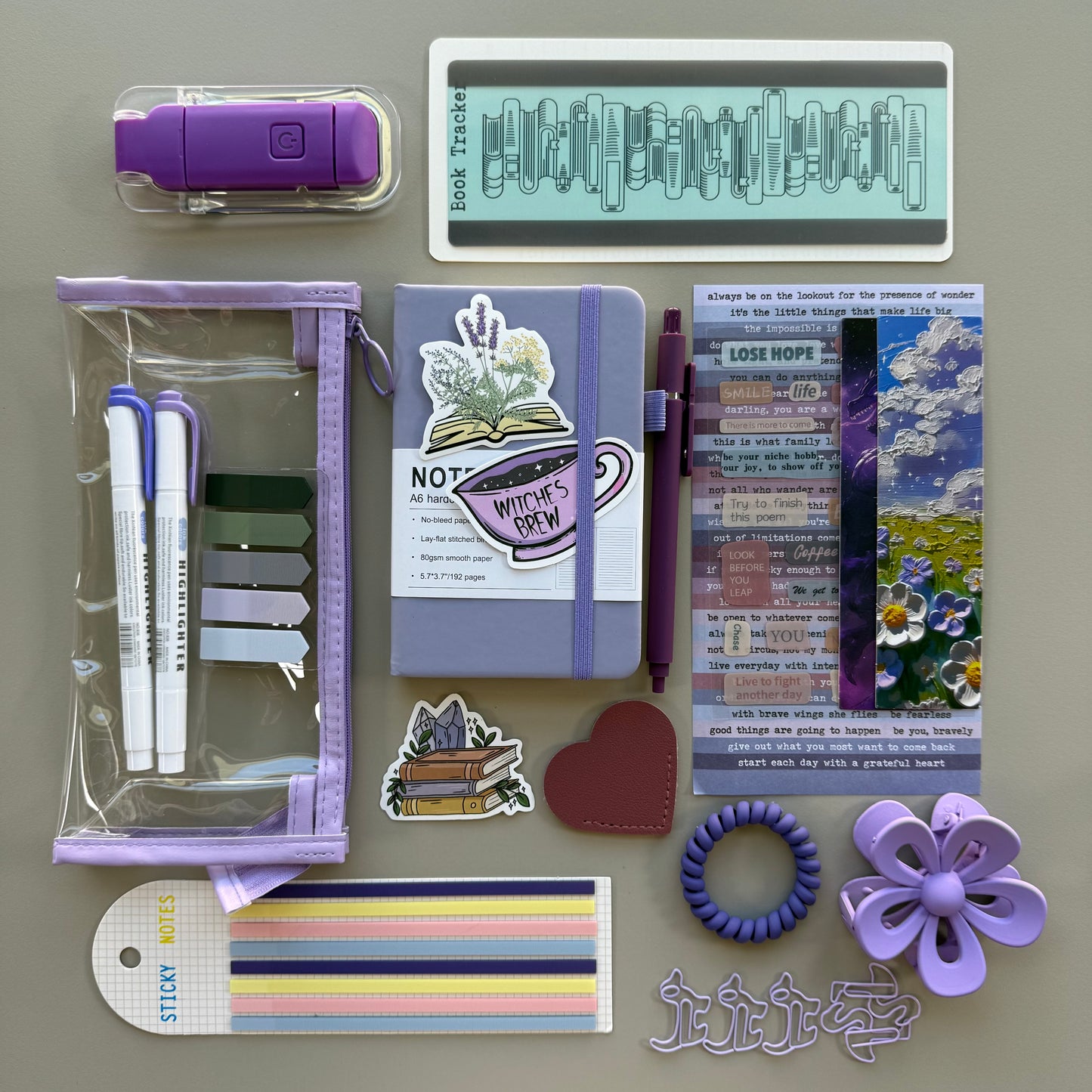 Lavender Mist Bookish Bundle