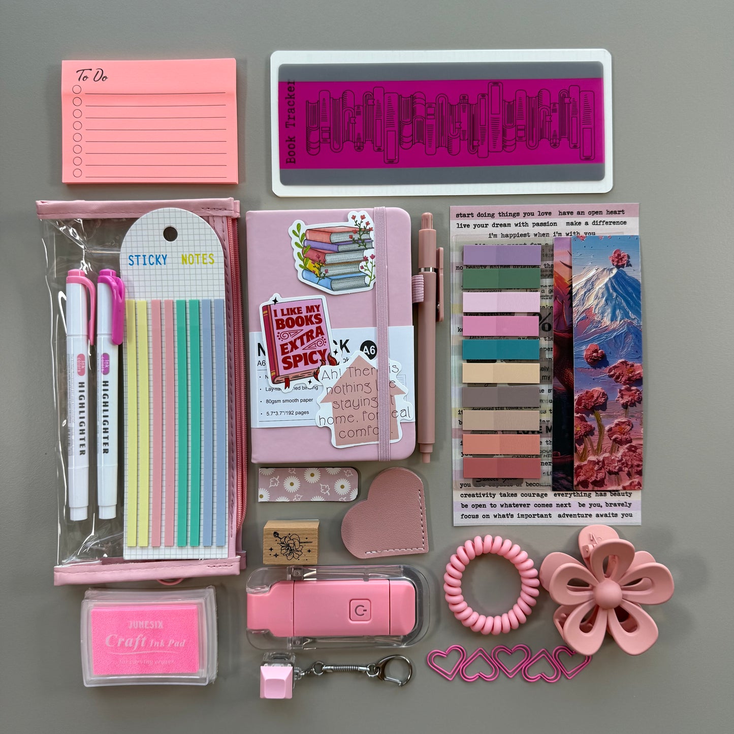 Candy Pink Bookish Bundle