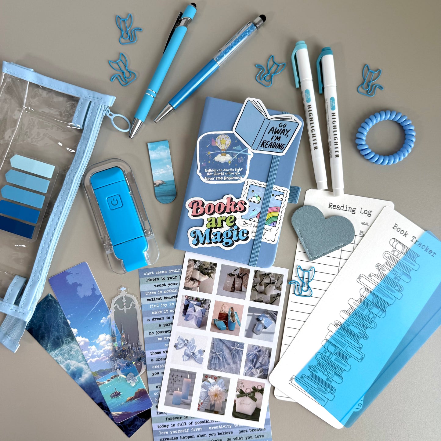 Sky Blue Bookish Bundle
