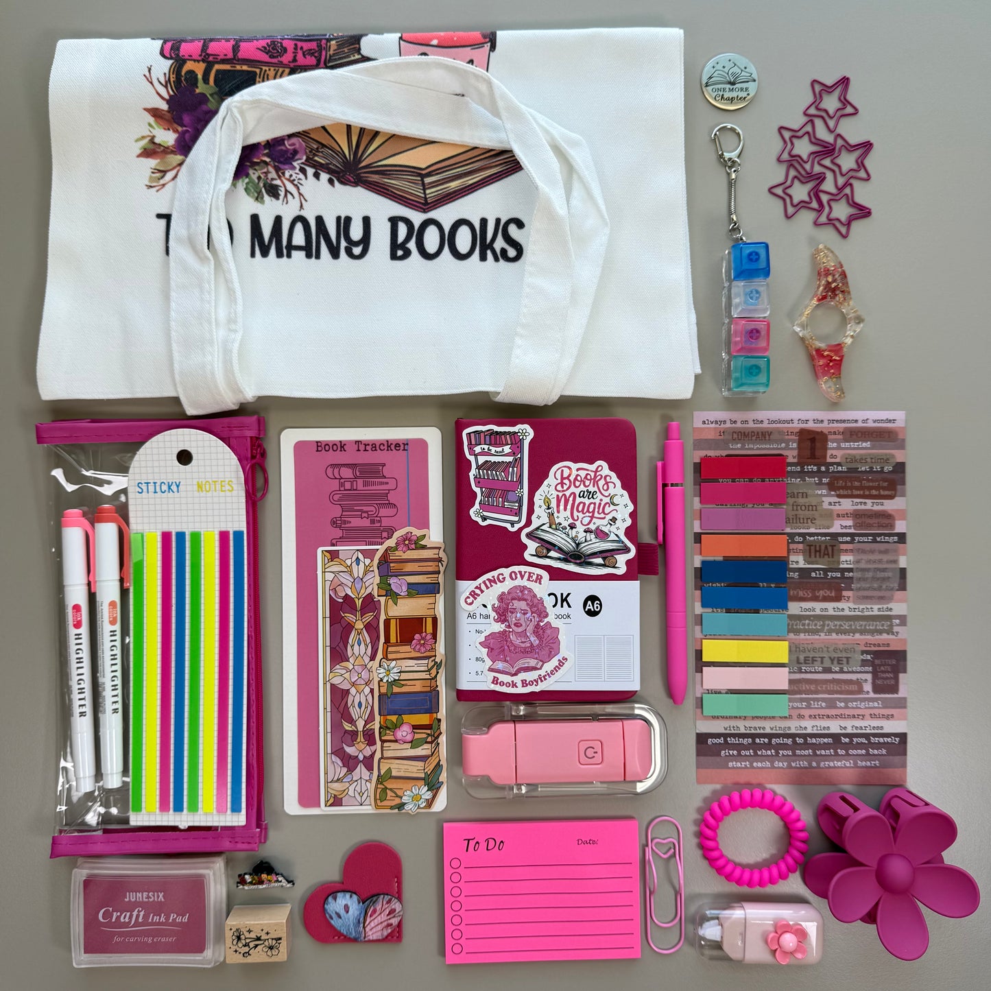 Hot Pink Bookish Bundle